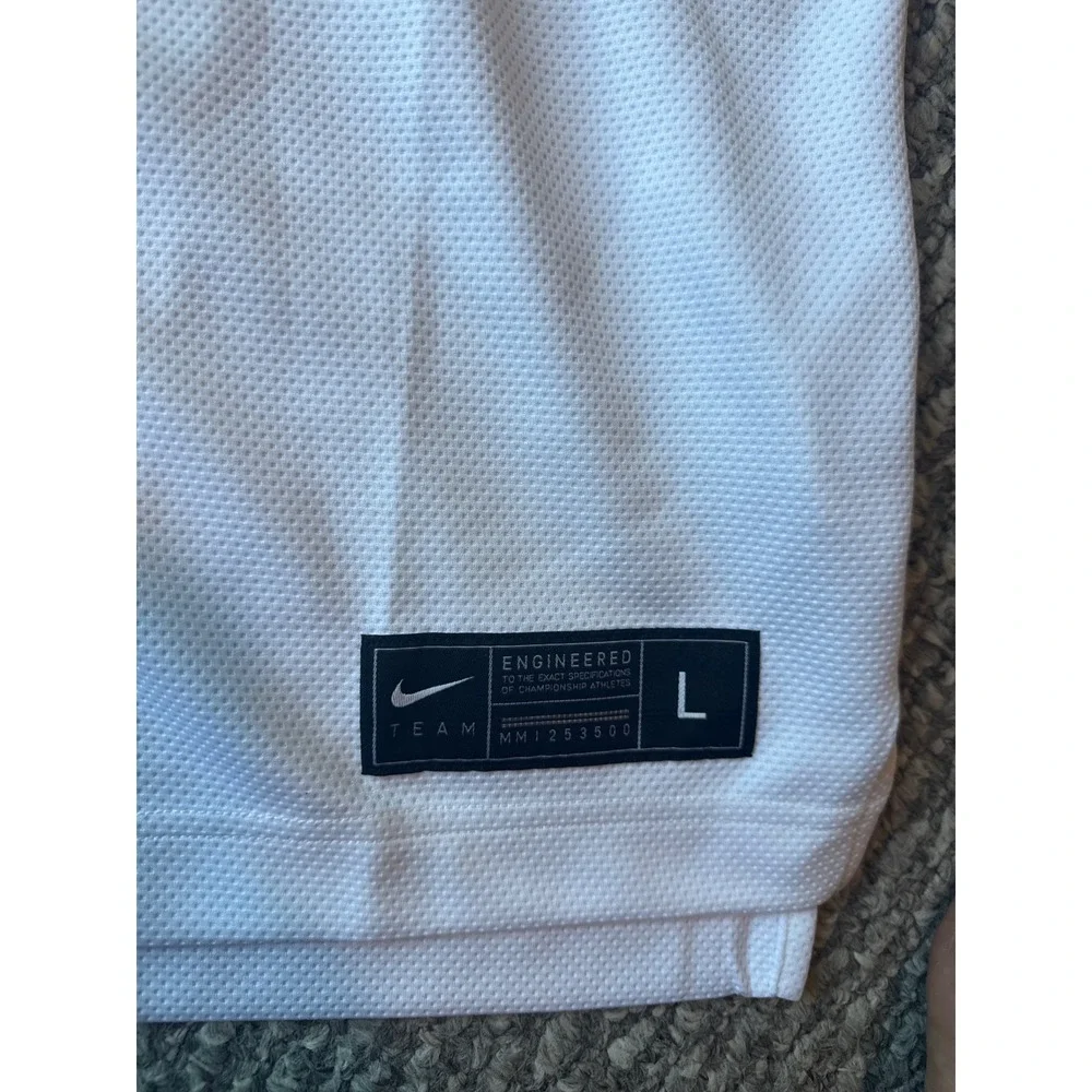 Nike Colorado Buffaloes BUFFS #1 Basketball Jersey Mens Large White Gold Dri-FIT
